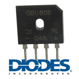 G26980 ~ Diodes Incorporated GBU806 Compact 600V 8Amp Bridge Rectifier
