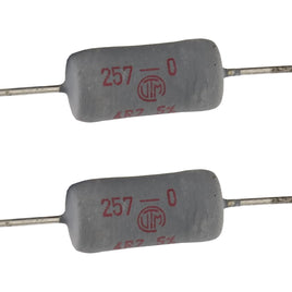 G27051 - (Pkg 2) Vitrohm Ceramic Coated 4.7 Ohm 5Watt 5% Wire-wound Resistor