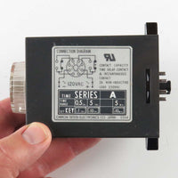 G27699 ` Omron H3L-US 120VAC 0-0.5 Sec Series A Time Delay Relay