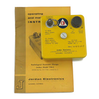 G27949 ` Jordan Electronics Dosimeter Charger with manual "As Is"