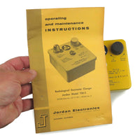 G27949 ` Jordan Electronics Dosimeter Charger with manual "As Is"