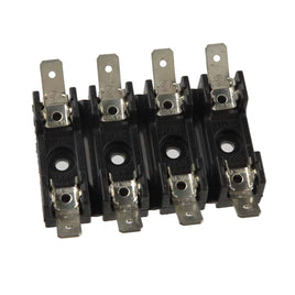 G27973 - Bussman Chassis Mount Insulated 4 Fuse Block S8000 for 3AG Fuses