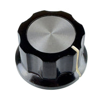 SOLD OUT! - G28351 ` Black Pointer Knob Set Screw Type for 1/4" Shaft