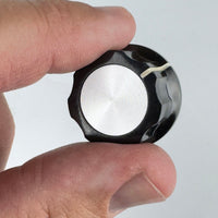 SOLD OUT! - G28351 ` Black Pointer Knob Set Screw Type for 1/4" Shaft