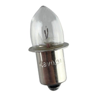 G28619 ~ (Pkg 10) P13.5 Base Flashlight Bulb 4.8V 0.3Amp for 1.5V Battery Flashlights