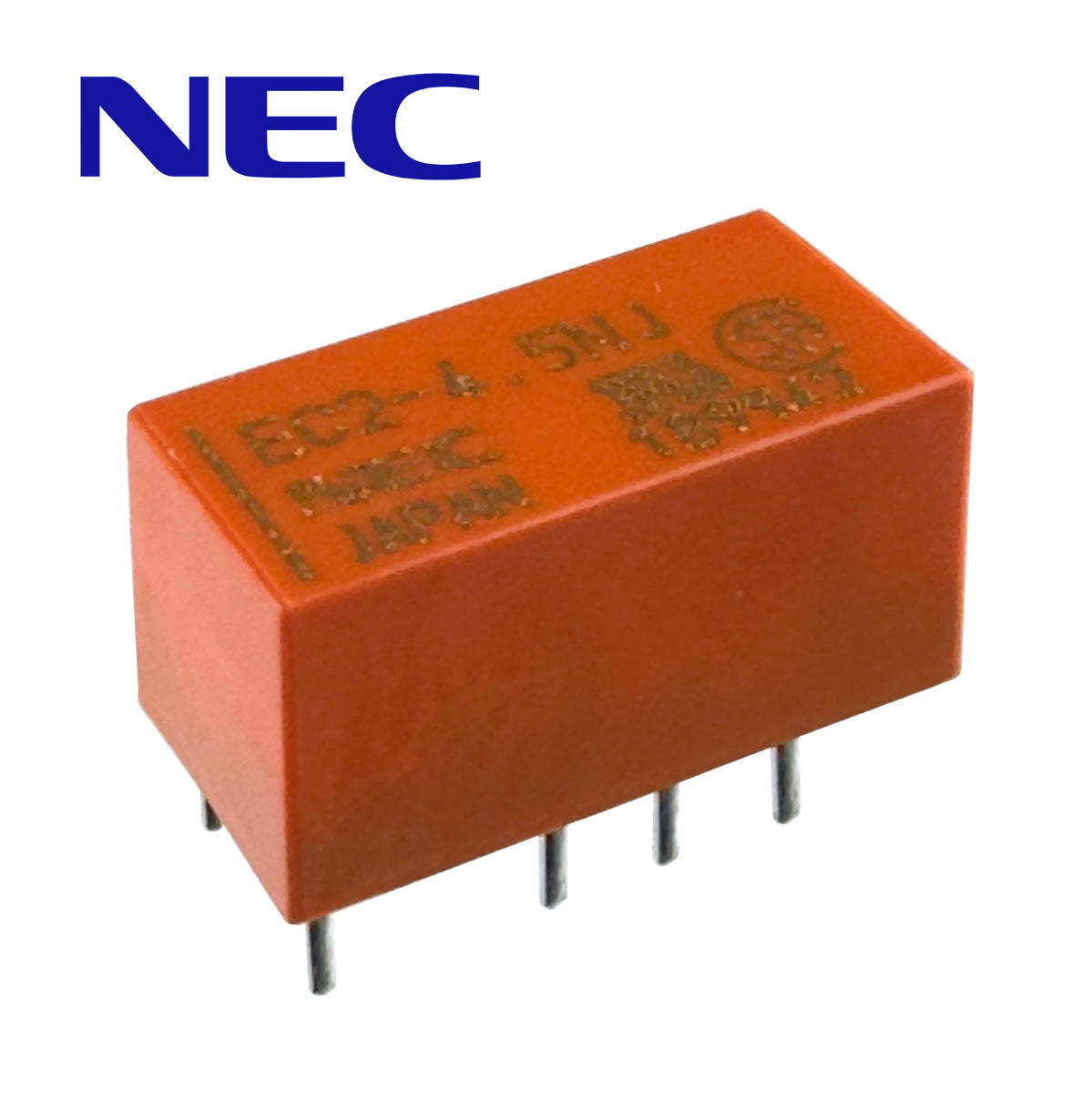 10 Pezzi Relè NEC EC2-5NU Originali - 5VDC 8 Pin - Nuovi