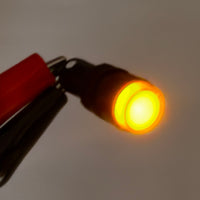 Fresh Sale! G28715 ~ High Quality Panel Mount 12VDC Yellow Lens Indicator NN10C0R