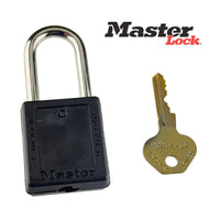 G28843 ~ Master Lock 410KABLK Black Safety Lockout Padlock
