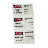 G28843 ~ Master Lock 410KABLK Black Safety Lockout Padlock