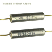 G28908 ` CRC 12517 Precision Capacitor Axial Film 1uF 50V 1% Tolerance Non-Polarized