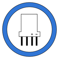 G28963 ~ Otis Beautiful Brushed Metal with 24V Blue LED Ring