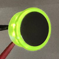 G28973 ~ OTIS Pushbutton Switch AAA23500 AK17 Mirror Flat Surface Green LED Ring