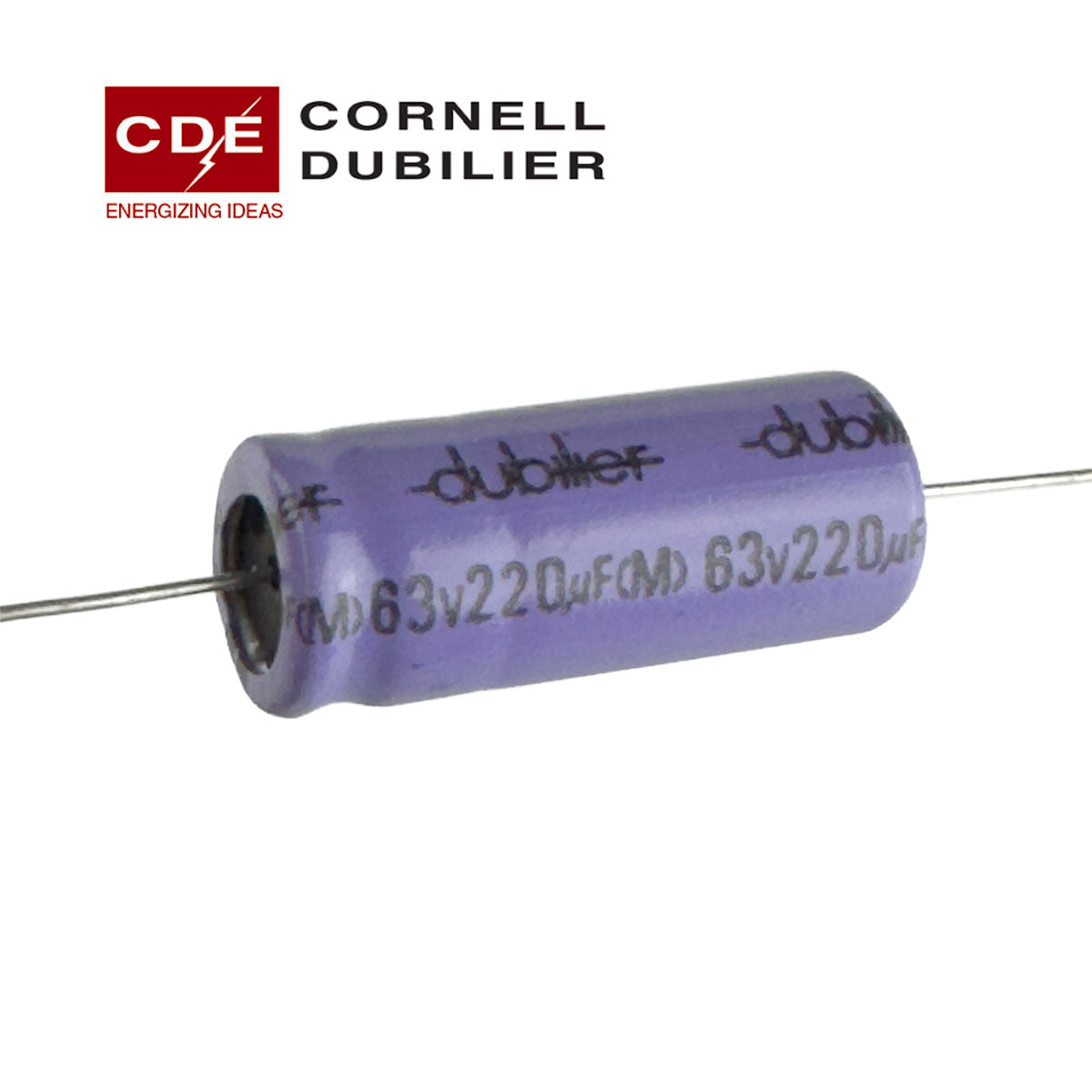 20x Philips 021 Axial Electrolytic Capacitors – 1µF 63V 85°C – New Old Stock