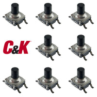 G29272 ~ (Pkg 10) C&K KSC6216GLFS Tactile SPST Pushbutton SMD N.O. Switch