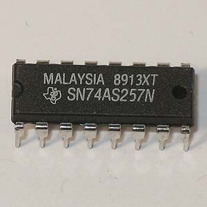 IC quad 2-input data selector/multiplexer non-inve - IC74HC157 IC quad 2-input data selector/multiplexer non-inve - IC74HC157