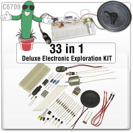 C6709 - 33 in 1 Deluxe Electronic Exploration Lab