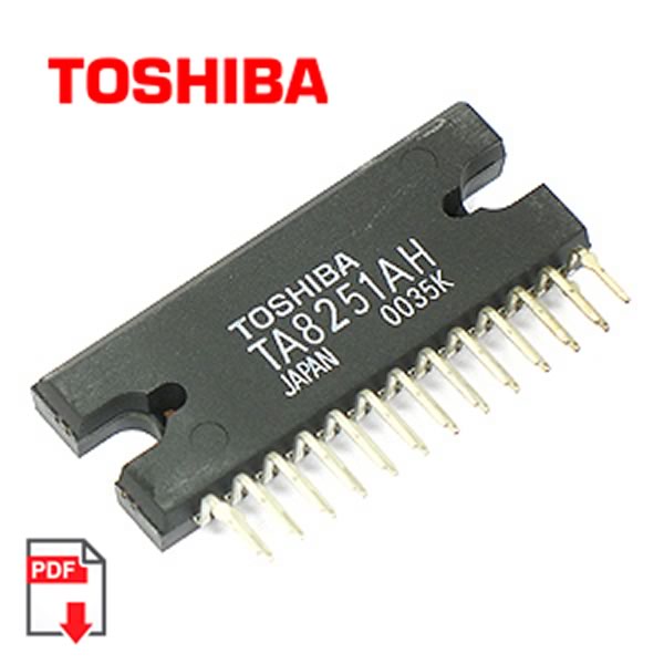 G15382 + Toshiba TA8251AH 4ch x 18W Audio Amplifier