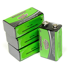 G20084 - WORKAHOLIC 4 Pack of 9V Alkaline Batteries