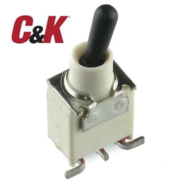 G22933A - (Pkg 5) ET07 C&K On Off Momentary Subminiature Toggle Switch