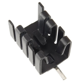 G22976 - (Pkg 5) Small "Clip On" TO-220 Heatsink with Tab