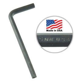 G23148A - (Pkg 5) High Quality and Strong U.S.A. Made 5mm Hex L-Wrench