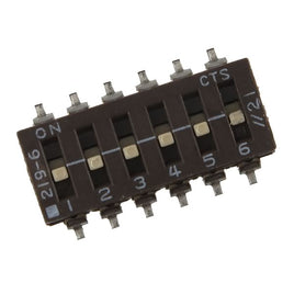 G23523 - (Pkg 5) CTS 6 Position SMD DIP Switch