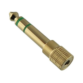 G23920A - (Pkg 2) HOSA GHP-105 3.5mm TRS Female to 1/4" TRS Male Headphone Adapter
