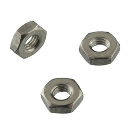 G24135 - (Pkg 10) 10-32 x 3/8 x 1/8" Stainless Steel Hex Nut