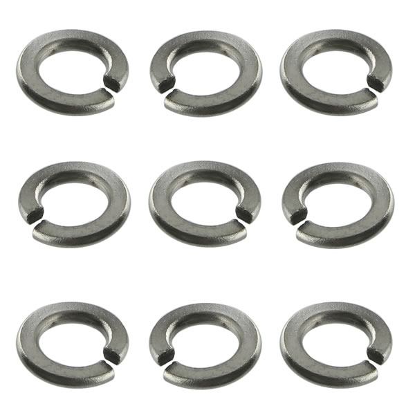 G25909 (Pkg 100) 8 Split Ring Lock Washer, 188 Stainless Steel, 0