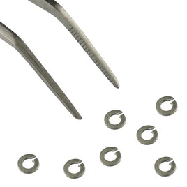 G25967 - (Pkg 100) M2 Split Ring Lock Washer, A2 Stainless Steel, DIN 127B