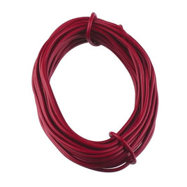 G26134 - 15 Feet Roll of 22AWG Solid Red Wire