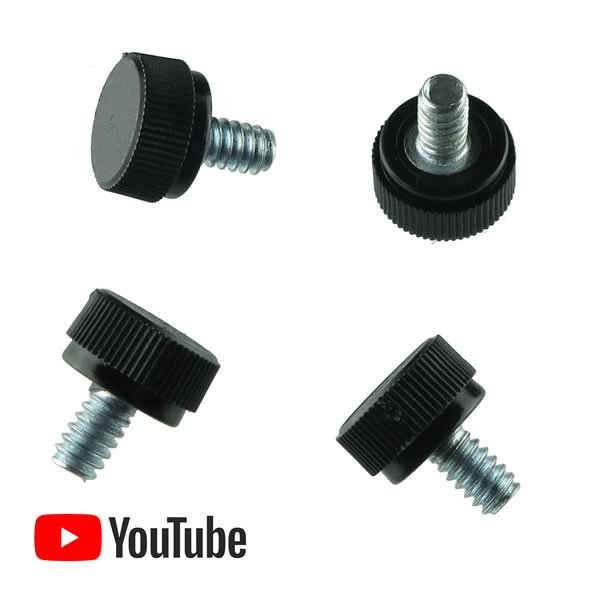 G26164 (Pkg 10) Bossard 632 Threaded 1/4" L Thumb Screw The Electronic Goldmine