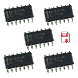G26216 - (Pkg 5) Texas Instruments TLC274ACD SMD Precision LinCMOS® Quad Amplifier