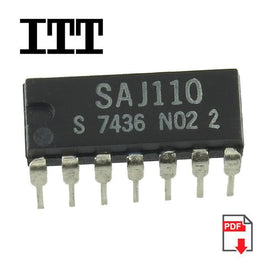 G26561B - (Pkg 12) ITT 7 Stage Frequency Divider SAJ110 for Synthesizers and Organs