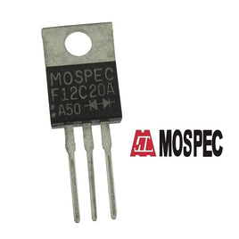 G26704 - Mospec F12C20A Fast Recovery 200V 12Amp Dual Diode