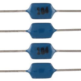 G26962 - (Pkg 10) Circuit Functions Tiny Flat 0.1uF 50V Axial Monolithic Capacitor