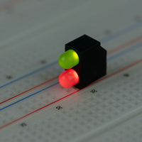G29721 ~ (Pkg 10) Red & Green Right Angle Vertical LED