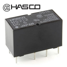 G22201A - (Pkg 5) Hasco HS212 Sensitive Type DPDT 6VDC Relay