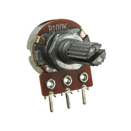 G24703 ` Small Linear Taper Panel Mount 100K Potentiometer