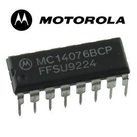 G24793A - (Pkg 5) Motorola MC14076BCP 4-Bit D-Type Register with Three-State Outputs