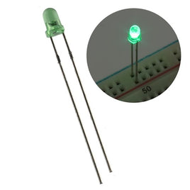 G25030 ` (Pkg 5) Emerald Green 3mm LED