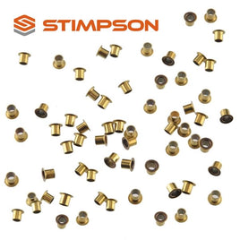 G25375 - (Pkg 50) Stimpson Medium Size Eyelet with Flat Flange for PC Boards