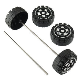 SOLD OUT! - G25748 ^ Combination (2) Steel Axles and (4) Wheels