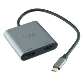 G26220 - Selore USB C to Dual HDMI Adapter