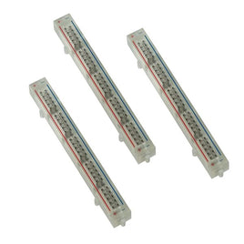 G26318 ` (Pkg 3) Transparent Power Strips Breadboard