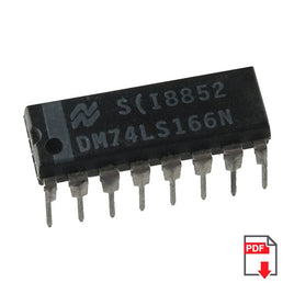 G26367A - (Pkg 4) National 8-Bit Parallel-In / Serial-Out Shift Register DM74LS166N