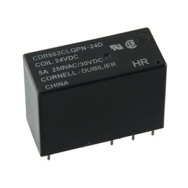 G26368A - (Pkg 3) Cornell Dubilier 24VDC DPDT Aviation Relay CDR662CLQPN-24D