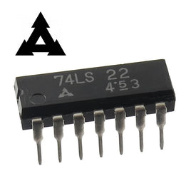 Weekend Special! G26375A - (Pkg 4) Panasonic/Matsushita 74LS22 Dual 4 Input Positive NAND Gates with Open Collector Outputs