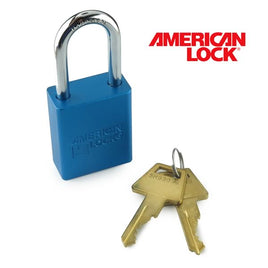 G26597 ` American Lock Severe Use Aluminum Blue Safety Padlock A1106MKBLU