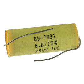 Monster Markdown - G27055 ` 6.8UF 250V Axial Polyester Film Capacitor